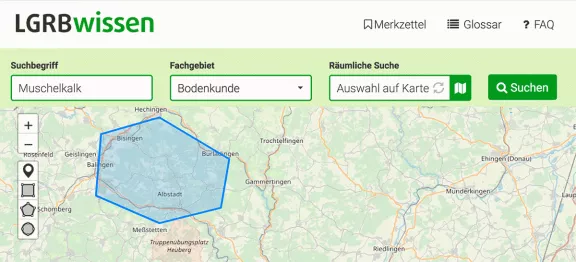 Kartensuche