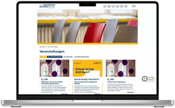 Wegweiser Bildung Website