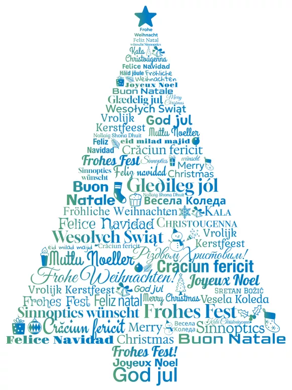 Frohe Weihnachten wünscht Sinnoptics