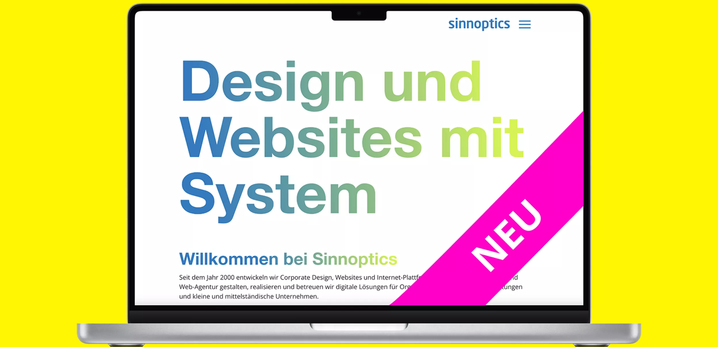 Website Relaunch Sinnoptics 2024